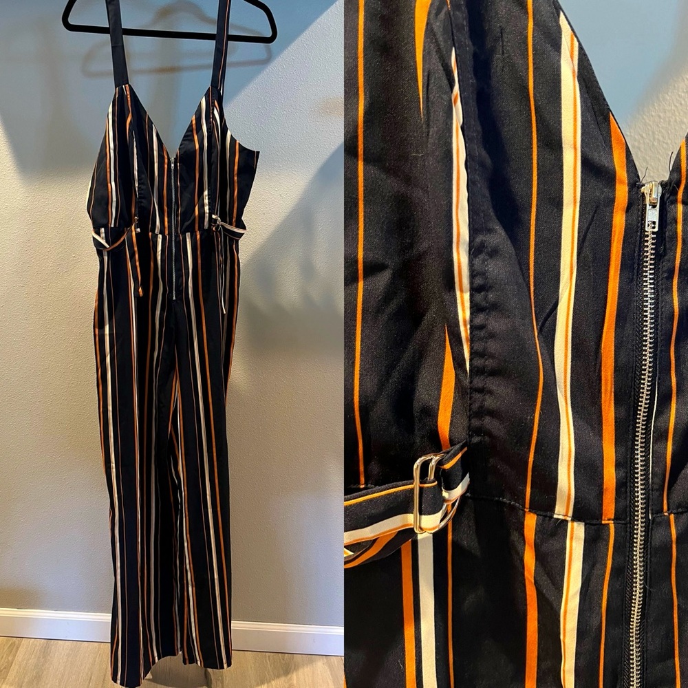 Dark Navy striped Hayden jumper L/10